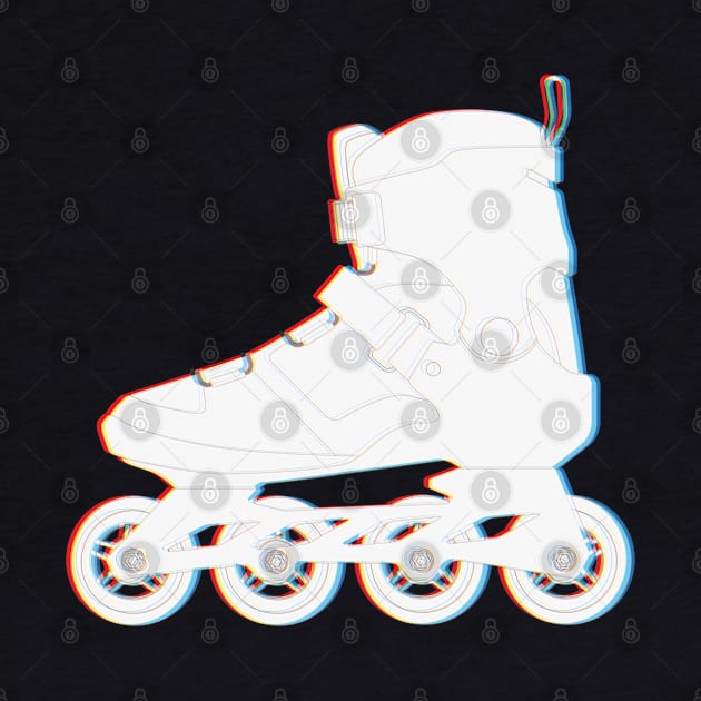 Rollerbla glitch design - Dynamic rollerblade and Inline skate by Whiterai